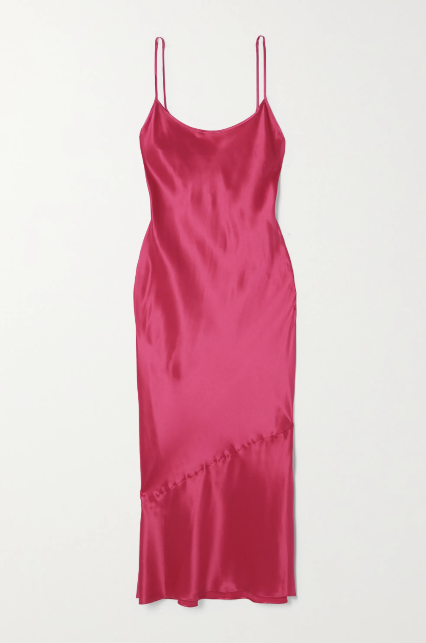 pink dress zara
